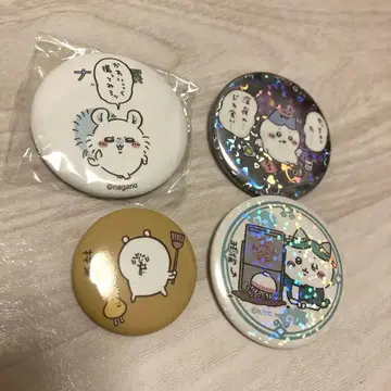 치이카와 천사와 악마 하치와레 모몽가 나가노 나가노전 꽃가루 캔뱃지