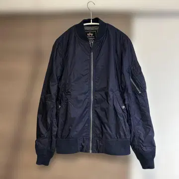 ALPHA INDUSTRIES 네이비 점퍼 SMALL