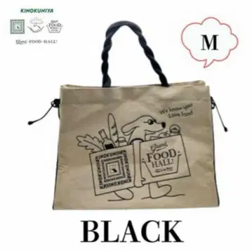 기노쿠니야 그랜드 후드홀 콜라보 백 M Black (개)