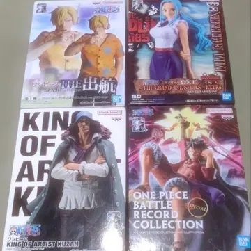 [ 기간 한정 가격 ] ONE PIECE 피규어 4체 세트