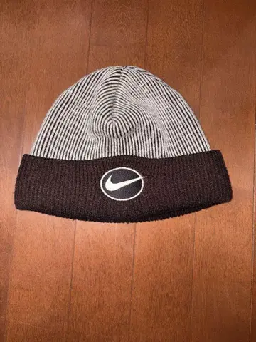 Nike 니트 모자 그레이 블랙