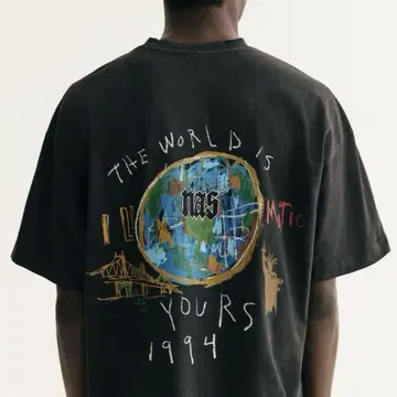 NAS THE WORLD IS YOURS 티셔츠 H&M