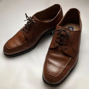 브라운 가죽 비즈니스 드레스 슈즈 MEN'S CLUB 25.5
