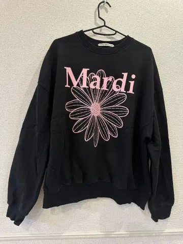Mardi 블랙 맨투맨