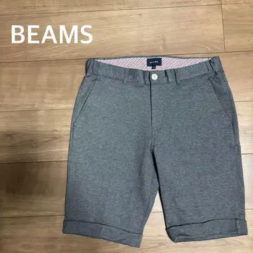 BEAMS 빔즈 하프 팬츠 슬랙스 그레이