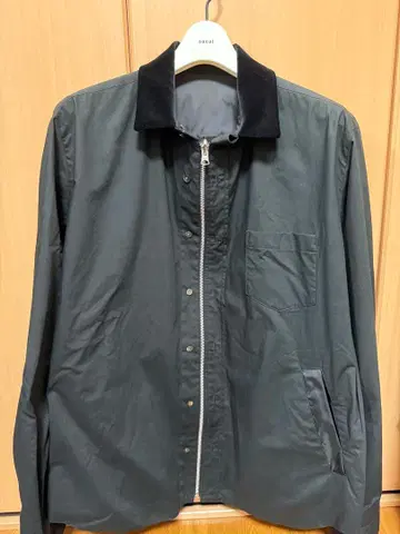 Sacai 20AW 리버서블 셔츠 블루종