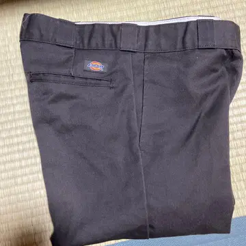 Dickies 블랙 워크 팬츠