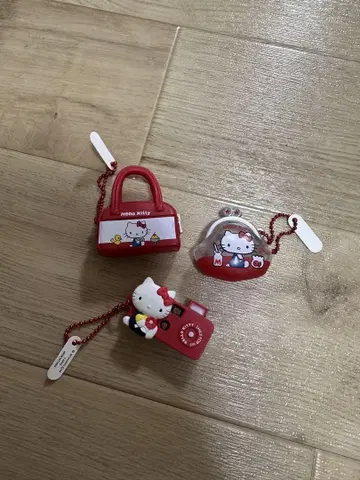 헬로키티 가챠가챠 3개 세트