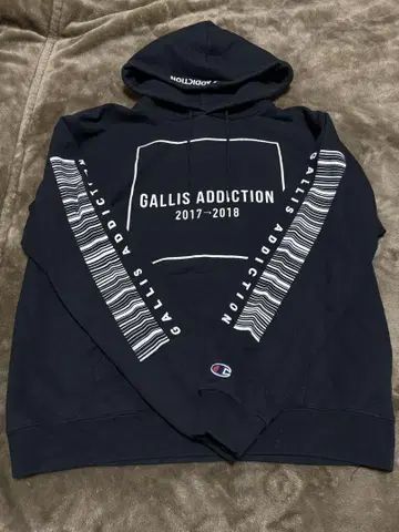 Champion GALLIS ADDICTION 후드티 M 블랙