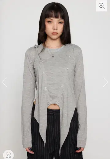 HEM POINT RING BUTTON 상의