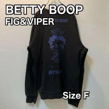 BETTY BOOP FIG&VIPER 맨투맨 Size F 블랙