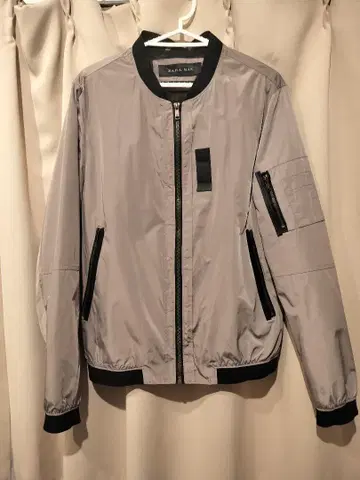 ZARA MAN 그레이 블루종 M 사이즈