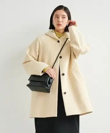 그린 레이블 리랙싱 W 후드 코트 더블 후드 코트