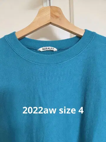 오라리 auralee 2022aw 맨투맨