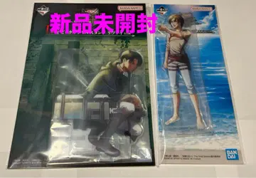 진격의 거인 제일복권 빅 아크릴 스탠드 2종 세트 C상 D상