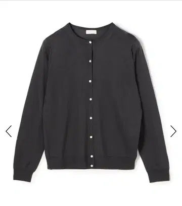 ballsey 슈퍼 엑스트라 파인 울 크루넥 가디건