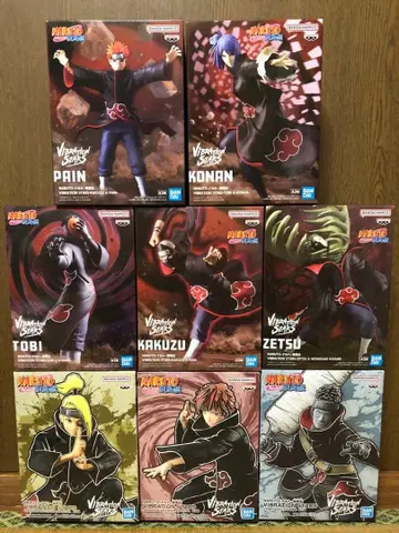 NARUTO VIBRATION STARS 피규어 아카츠키 모음 8점