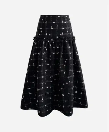 candy check tweed long skirt 셰리에