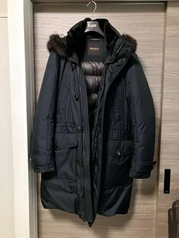 Moorer SAPPORO 네이비 롱 다운 자켓 사이즈 48