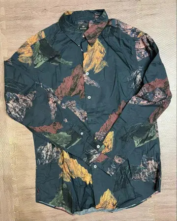 PS Paul Smith 다색 산 무늬 긴팔 셔츠 L 사이즈