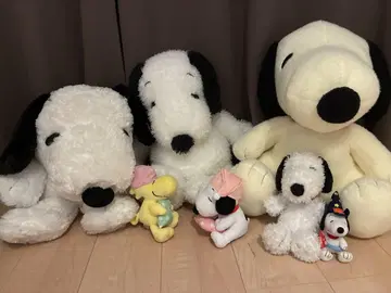 스누피 봉제 인형 세트