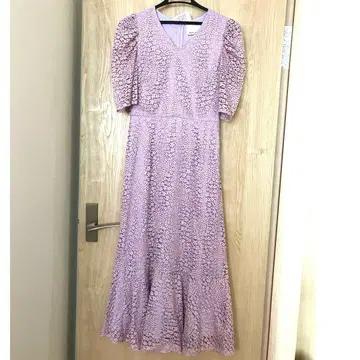 택 포함 새상품 troisiemechaco 플라워 레이스 원피스