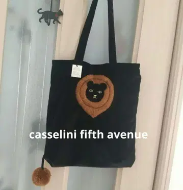 casselini fifth avenue 캐세리니 라이온 자수 토트