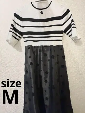 MERCURYDUO x MARY QUANT 콜라보 니트 원피스 M 사이즈
