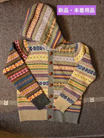 새상품 미착용 BEAMS 빔즈 니트 가디건 후드 부착 후드티