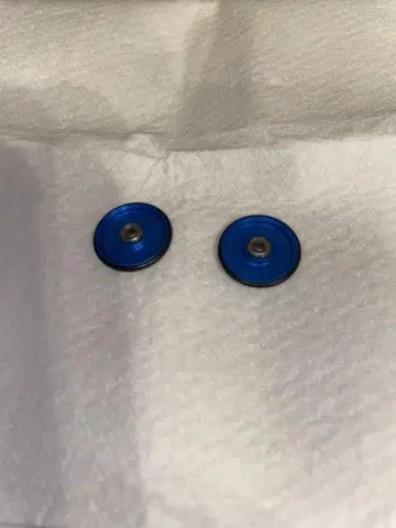 미니 사륜구동 알루미늄 롤러 (고무 밴딩) 17mm (블루)