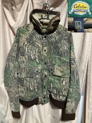 80s 90s USA제 빈티지 카벨라스 리얼트리 덕 자켓