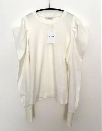 SLOANE x boutique 310 버블 롱 T 화이트