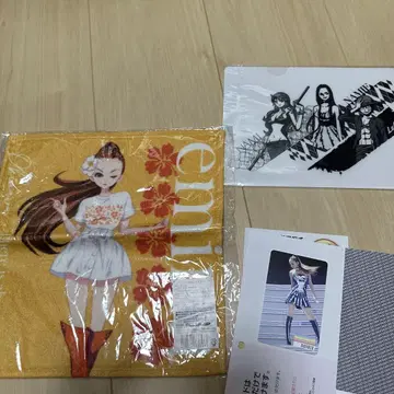 레어 아무로 나미에 타월 nanaco 카드 원피스 콜라보 클리어 파일