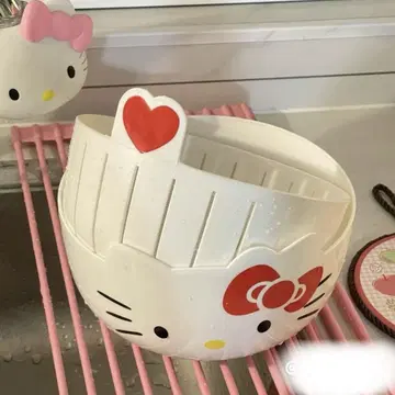 헬로키티 물빠짐 보울 중형