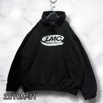 인기 LMC 맨투맨 후드티 자수 로고 블랙 L