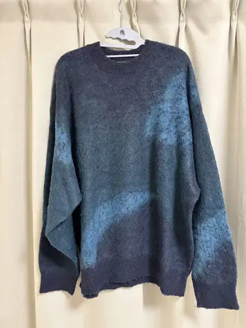 WYM MOHAIR BLEND JACQUARD SHAGGY KNIT
