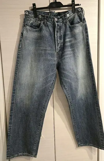 A.PRESSE No.22 Washed Wide Denim Pants