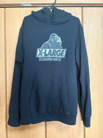 X-LARGE 블랙 후드티