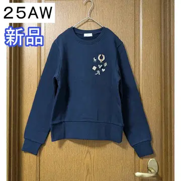 새상품 SHIPS any 속기모 비쥬 크루넥 컴팩트 풀오버