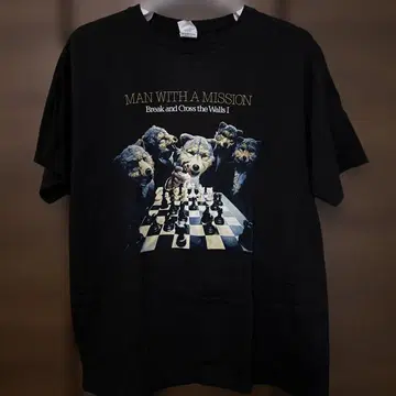 MAN WITH A MISSION 투어 티셔츠 XL 사이즈