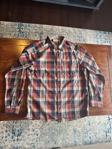 FJALL RAVEN 긴팔 플란넬 셔츠 XL
