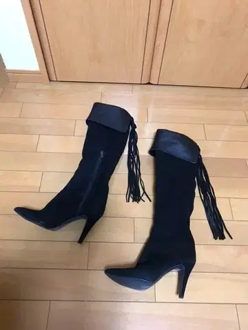 Diana 다이애나 2way 니하이 롱 부츠 블랙 24cm