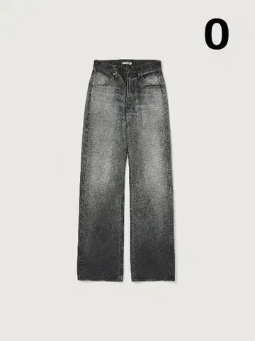SELVEDGE FADED HEAVY DENIM PANTS 0