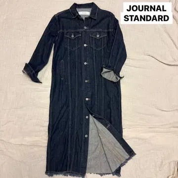 저널 스탠다드 11.75oz 데님 롱 원피스 겉옷