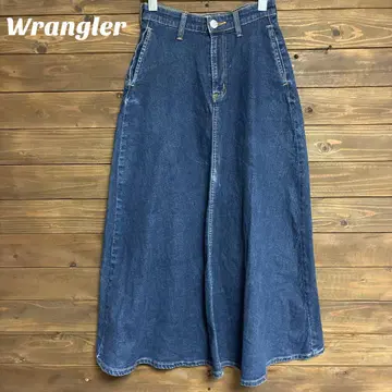 [ 랭글러 ] Wrangler 데님 롱 스커트 캐주얼 M