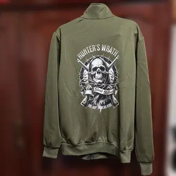 [ 미사용 새상품 ] 빅 로고스 점퍼 size M 카키색