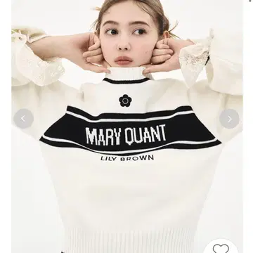 [ LILY BROWN x MARY QUANT ] 자카드 니트