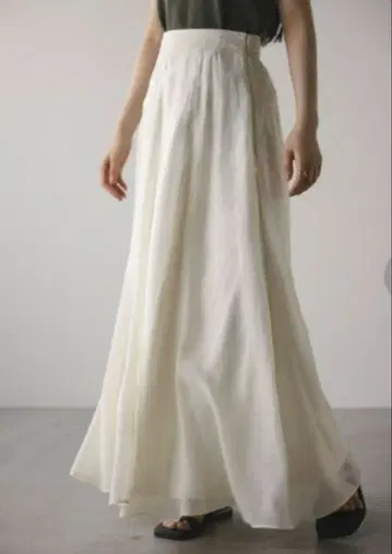 STYLEMIXER 에어리 시어 내로우 스커트