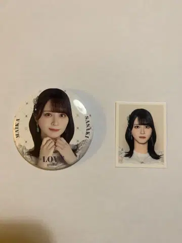 이코라부 사사키 마이카 캔뱃지 id 사진 묶음 판매