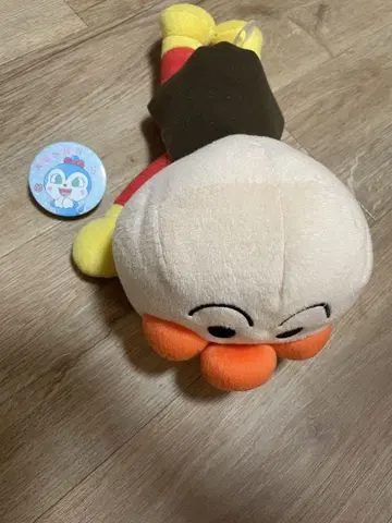 호빵맨 봉제 인형 코킨짱 캔뱃지